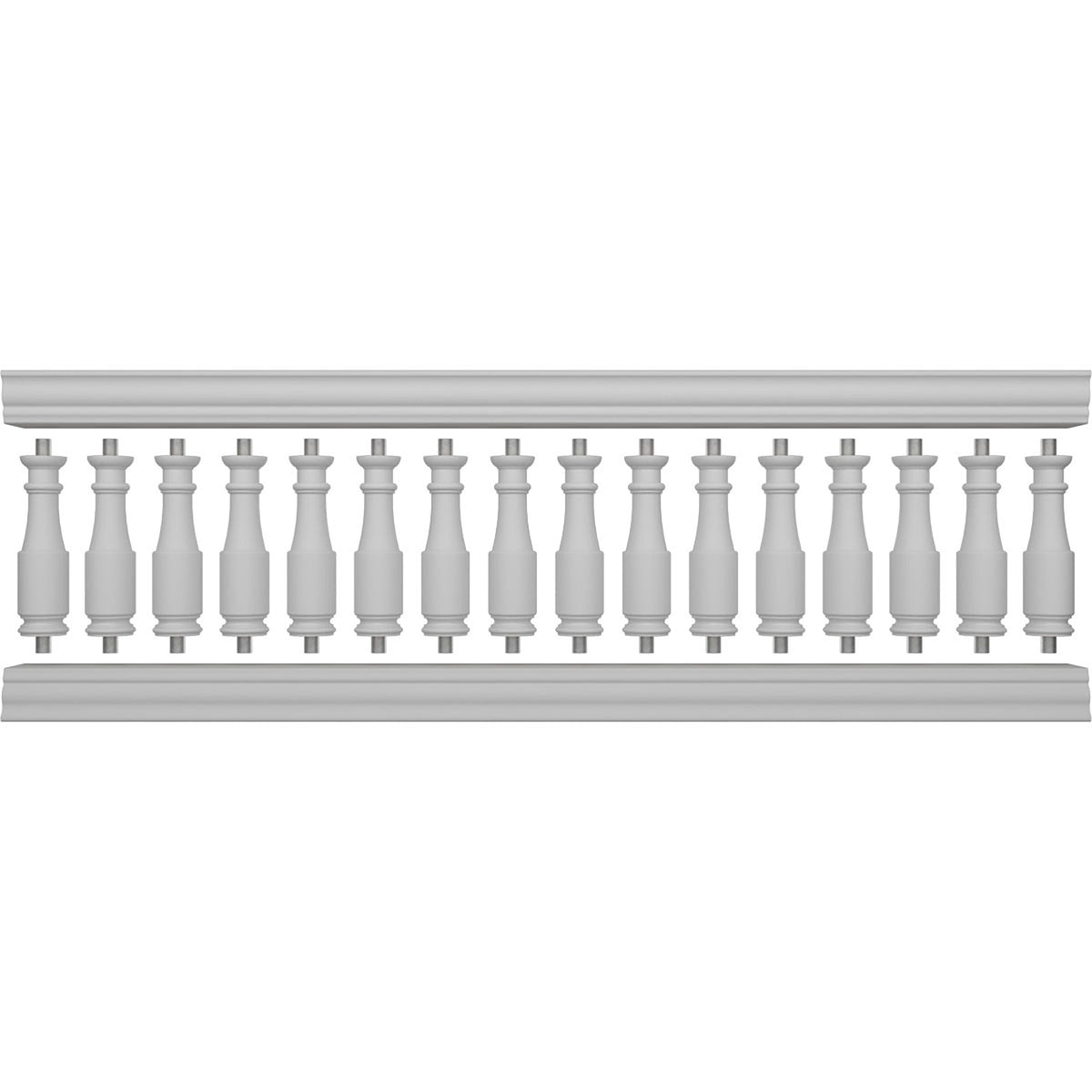 Ekena Millwork FiberThane Hamilton Fiberglass Deck Rail Kit