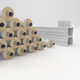 Ekena Millwork FiberThane Hamilton Fiberglass Deck Rail Kit