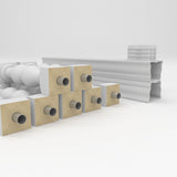 Ekena Millwork FiberThane Avalon Fiberglass Deck Rail Kit