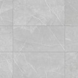 Satori Palisade Grigio 12-in x 24-in Polished Porcelain Marble Look Floor and Wall Tile (1.94-sq. ft/ Piece)