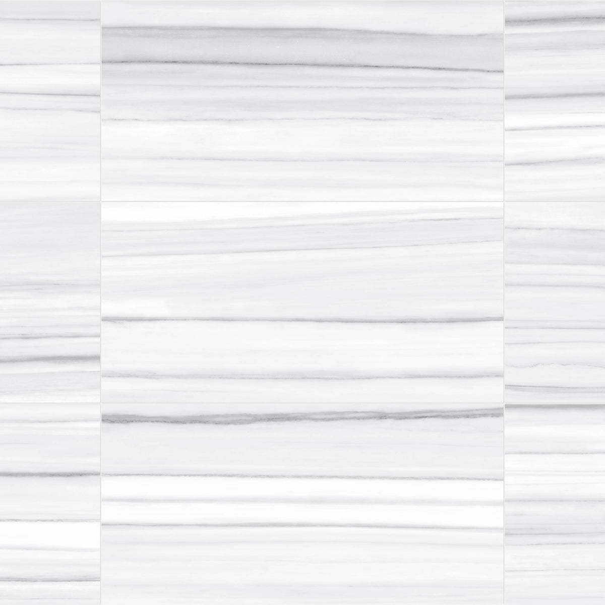 Satori Zebrino Ash 12-in x 24-in Polished Porcelain Marble Look Floor and Wall Tile (1.94-sq. ft/ Piece)