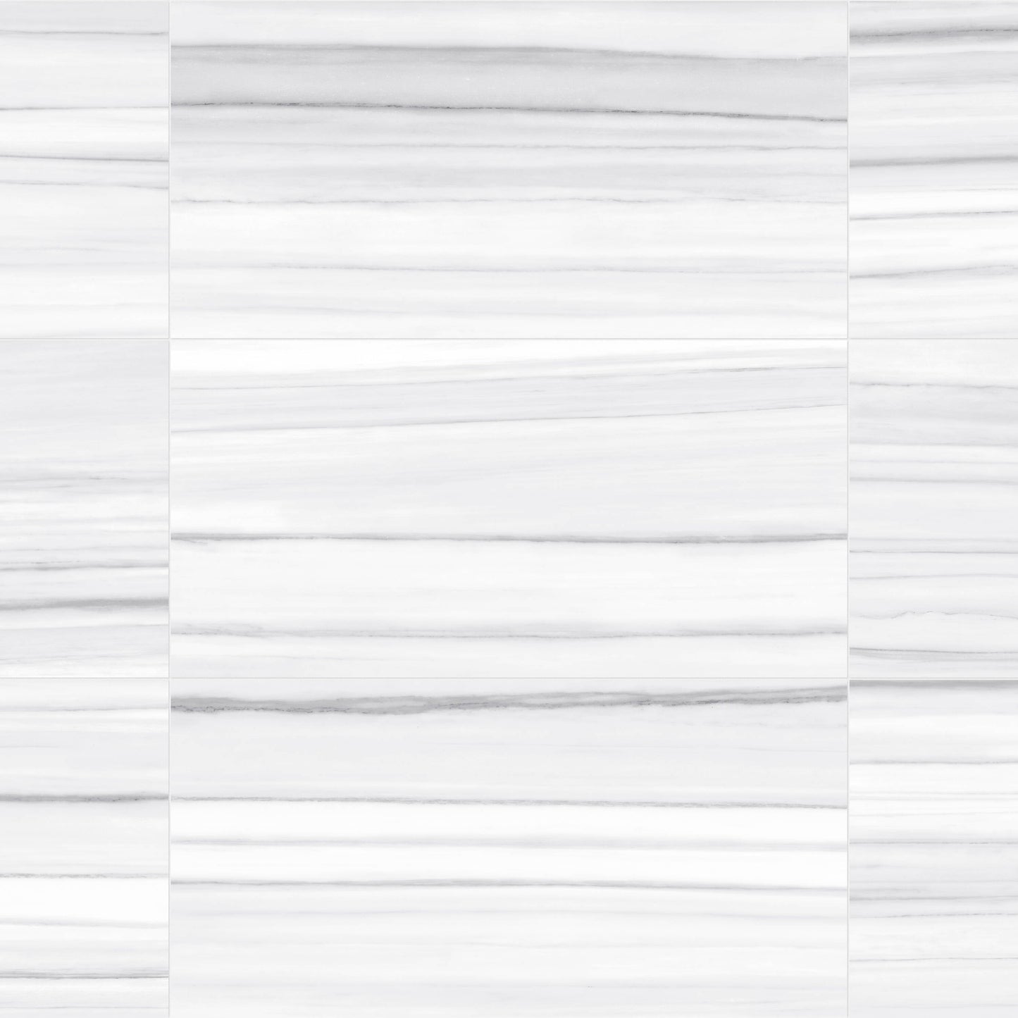 Satori Zebrino Ash 12-in x 24-in Polished Porcelain Marble Look Floor and Wall Tile (1.94-sq. ft/ Piece)