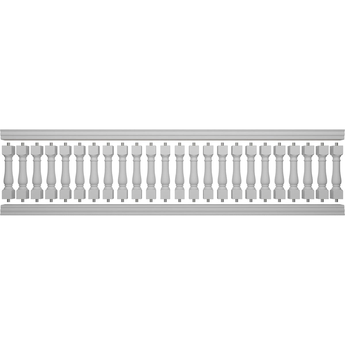 Ekena Millwork FiberThane Oxford Fiberglass Deck Rail Kit
