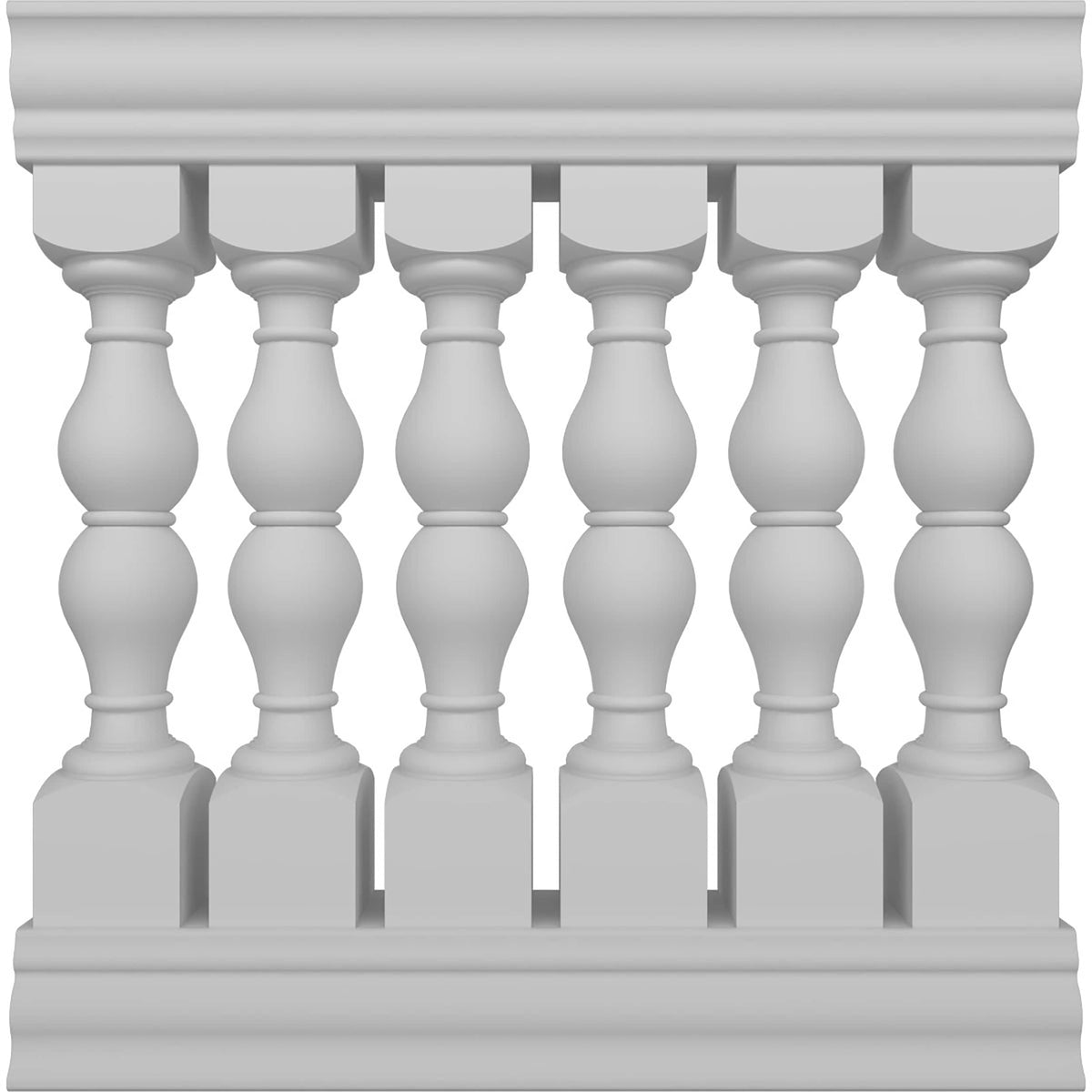 Ekena Millwork FiberThane Avalon Fiberglass Deck Rail Kit