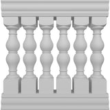 Ekena Millwork FiberThane Avalon Fiberglass Deck Rail Kit