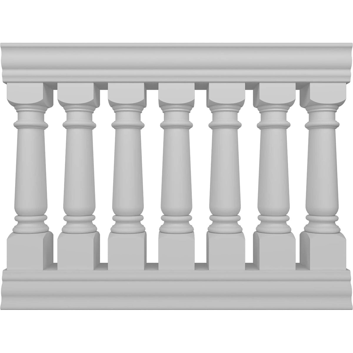 Ekena Millwork FiberThane White Fiberglass Deck Rail Kit