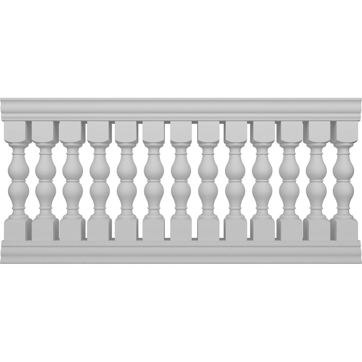 Ekena Millwork FiberThane Avalon Fiberglass Deck Rail Kit