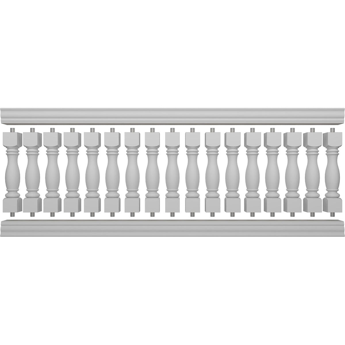 Ekena Millwork FiberThane Embassy Fiberglass Deck Rail Kit