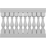 Ekena Millwork FiberThane Legacy Fiberglass Deck Rail Kit