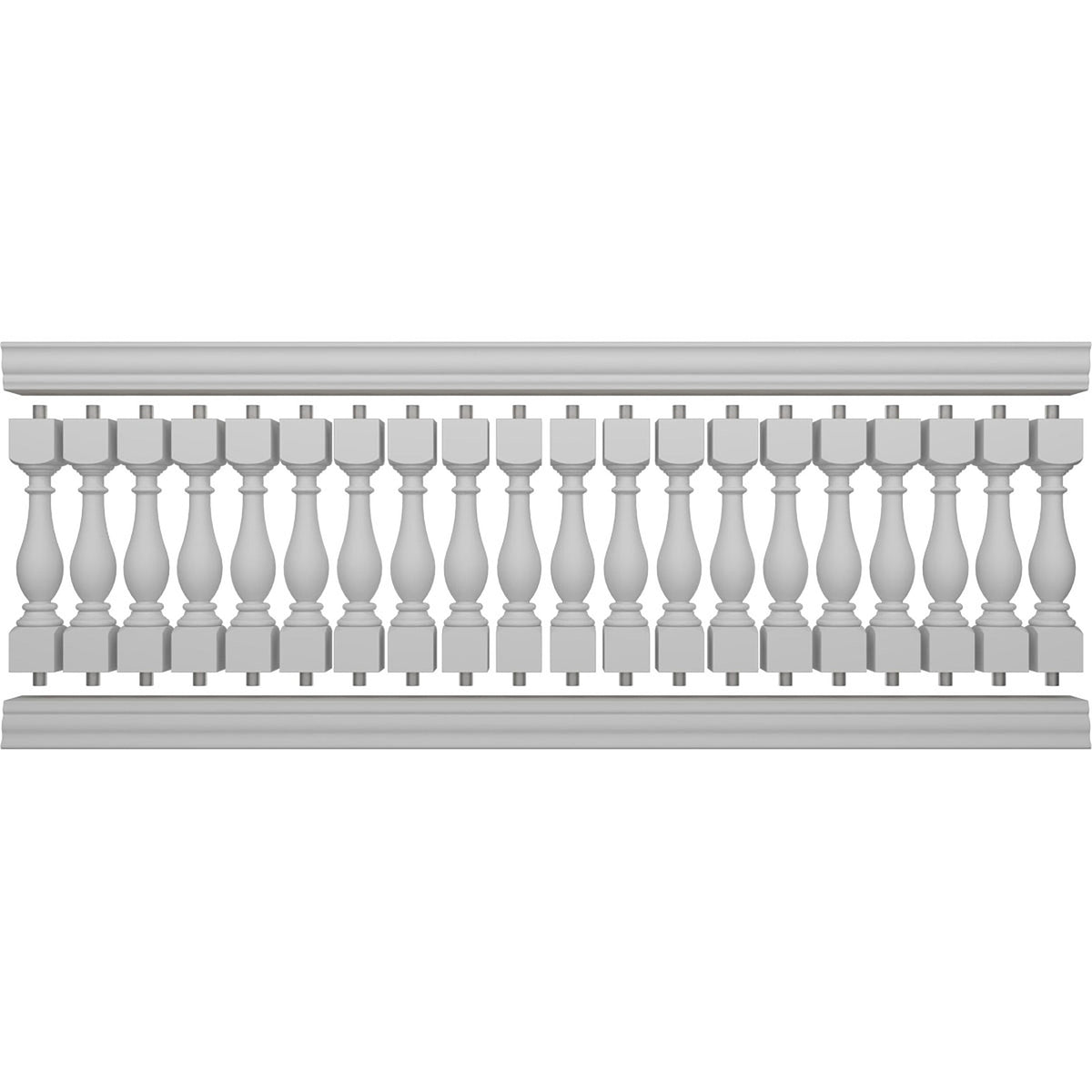 Ekena Millwork FiberThane Legacy Fiberglass Deck Rail Kit