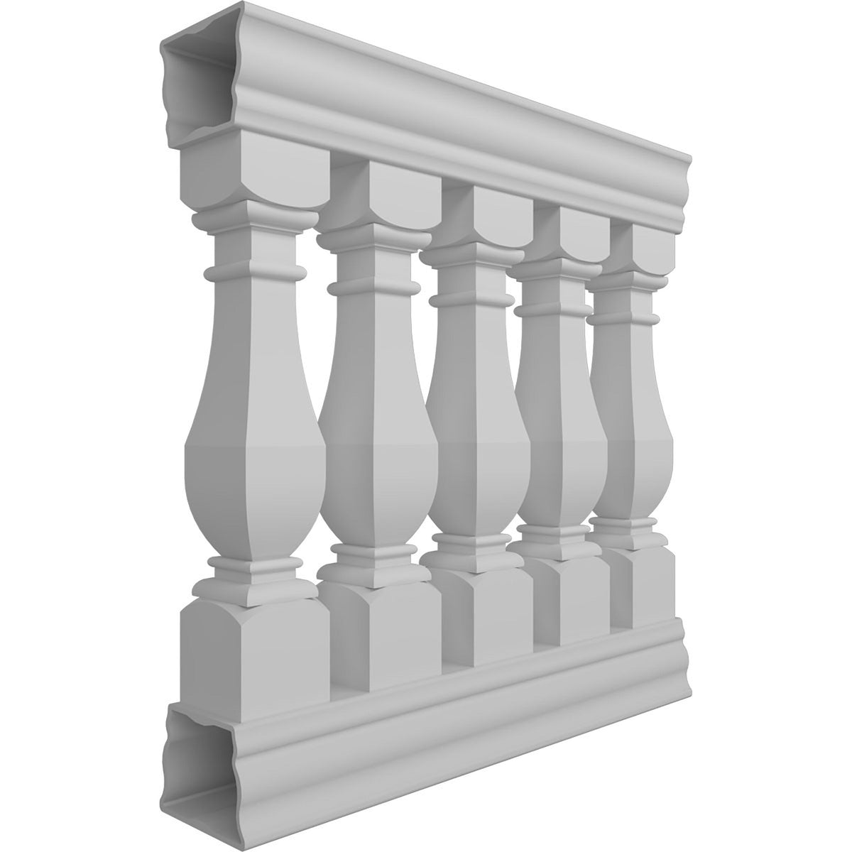 Ekena Millwork FiberThane Arcadian Fiberglass Deck Rail Kit