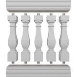 Ekena Millwork FiberThane Arcadian Fiberglass Deck Rail Kit