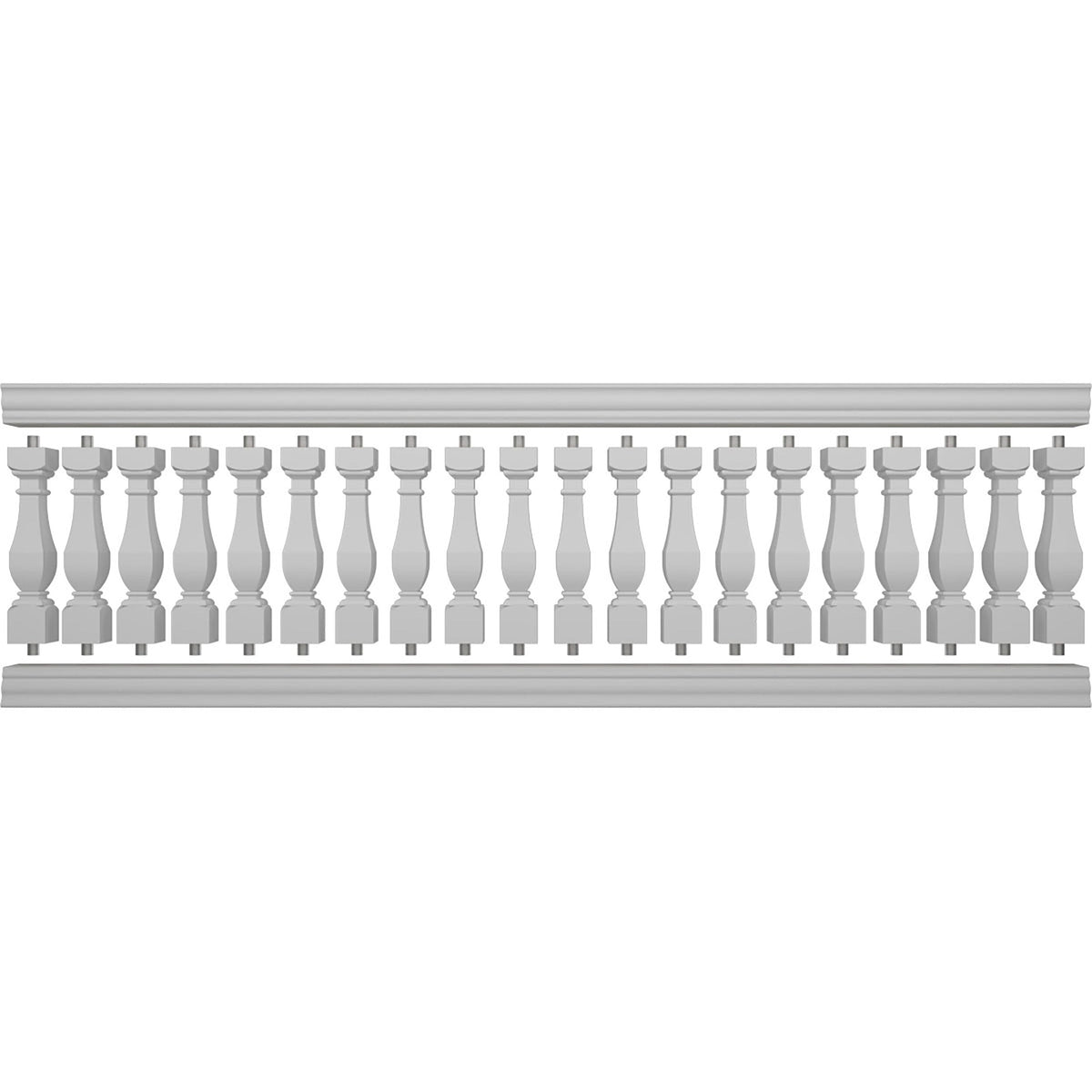 Ekena Millwork FiberThane Arcadian Fiberglass Deck Rail Kit