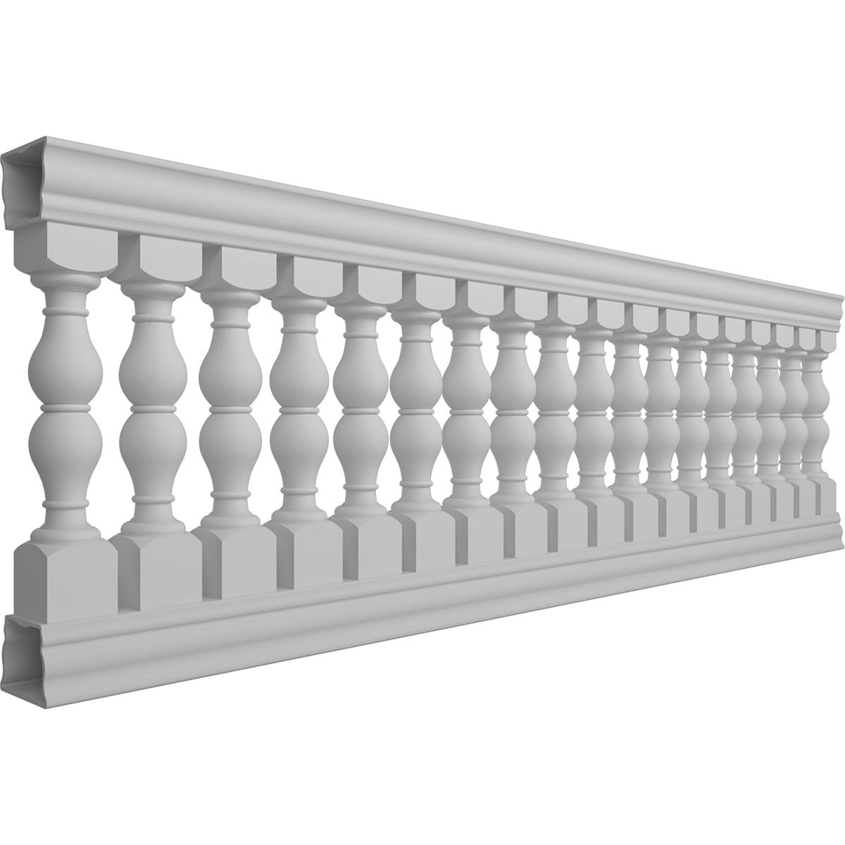 Ekena Millwork FiberThane Avalon Fiberglass Deck Rail Kit