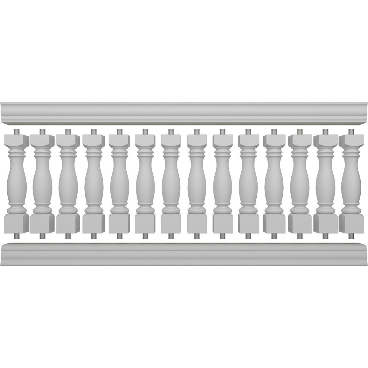 Ekena Millwork FiberThane Embassy Fiberglass Deck Rail Kit