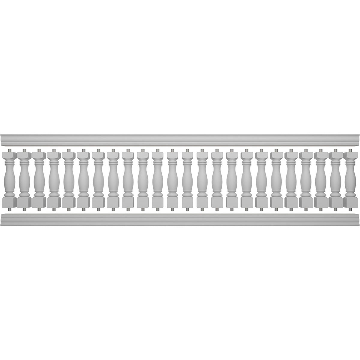 Ekena Millwork FiberThane Embassy Fiberglass Deck Rail Kit