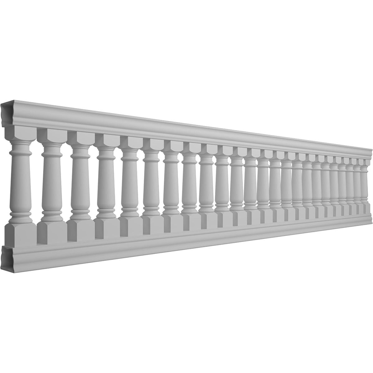 Ekena Millwork FiberThane White Fiberglass Deck Rail Kit