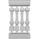Ekena Millwork FiberThane York Fiberglass Deck Rail Kit