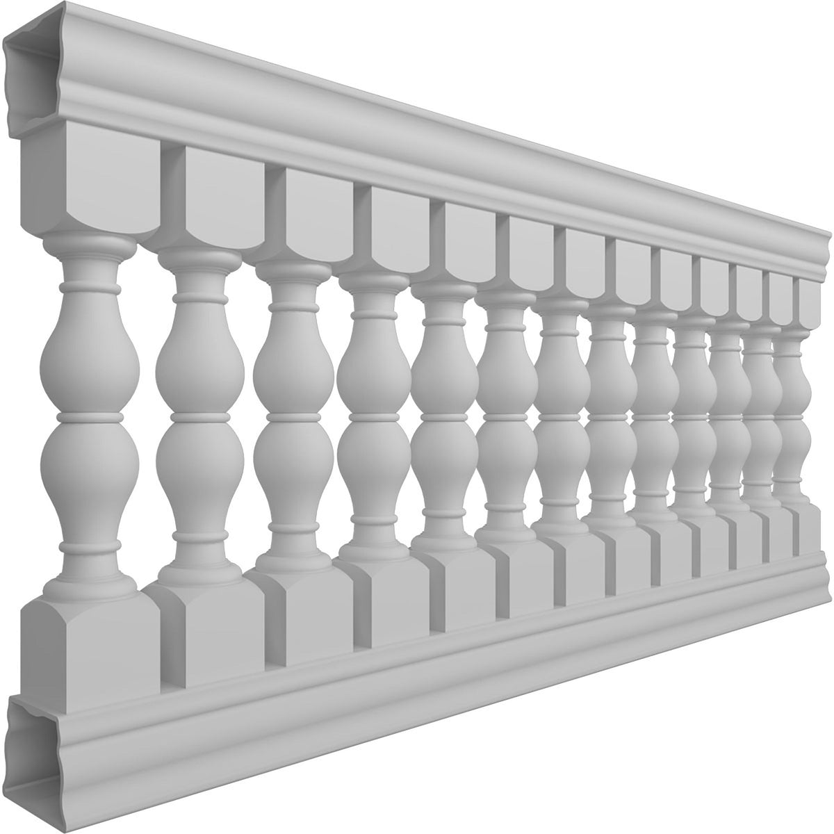 Ekena Millwork FiberThane Avalon Fiberglass Deck Rail Kit