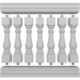 Ekena Millwork FiberThane Bradford Fiberglass Deck Rail Kit