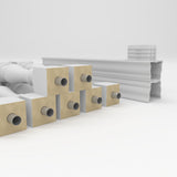 Ekena Millwork FiberThane Bradford Fiberglass Deck Rail Kit