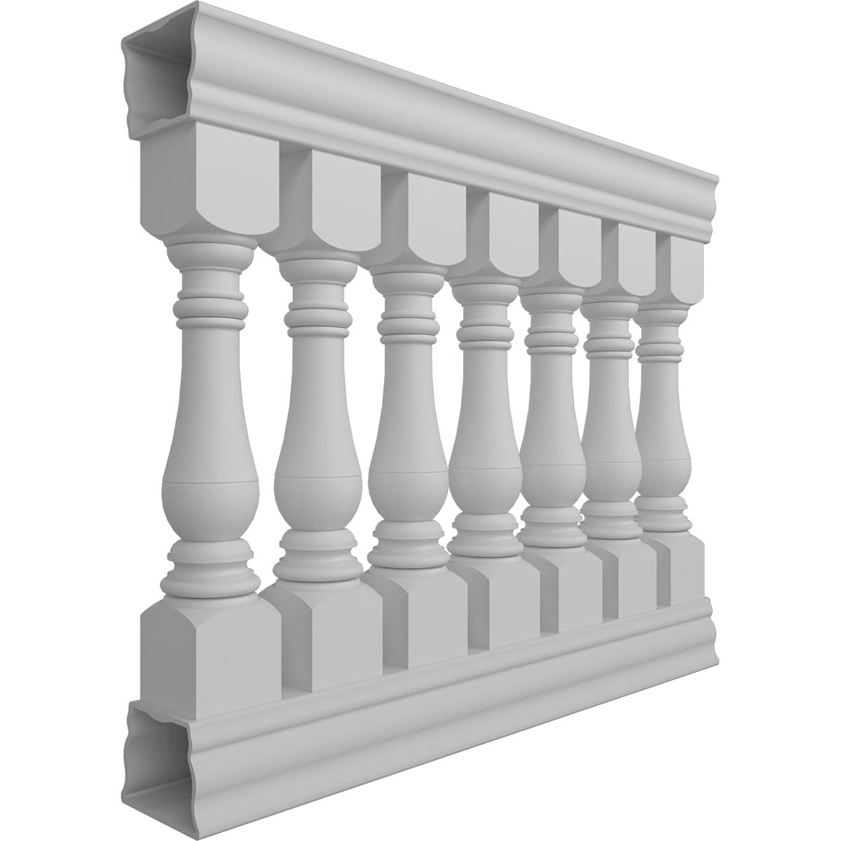 Ekena Millwork FiberThane Bradford Fiberglass Deck Rail Kit