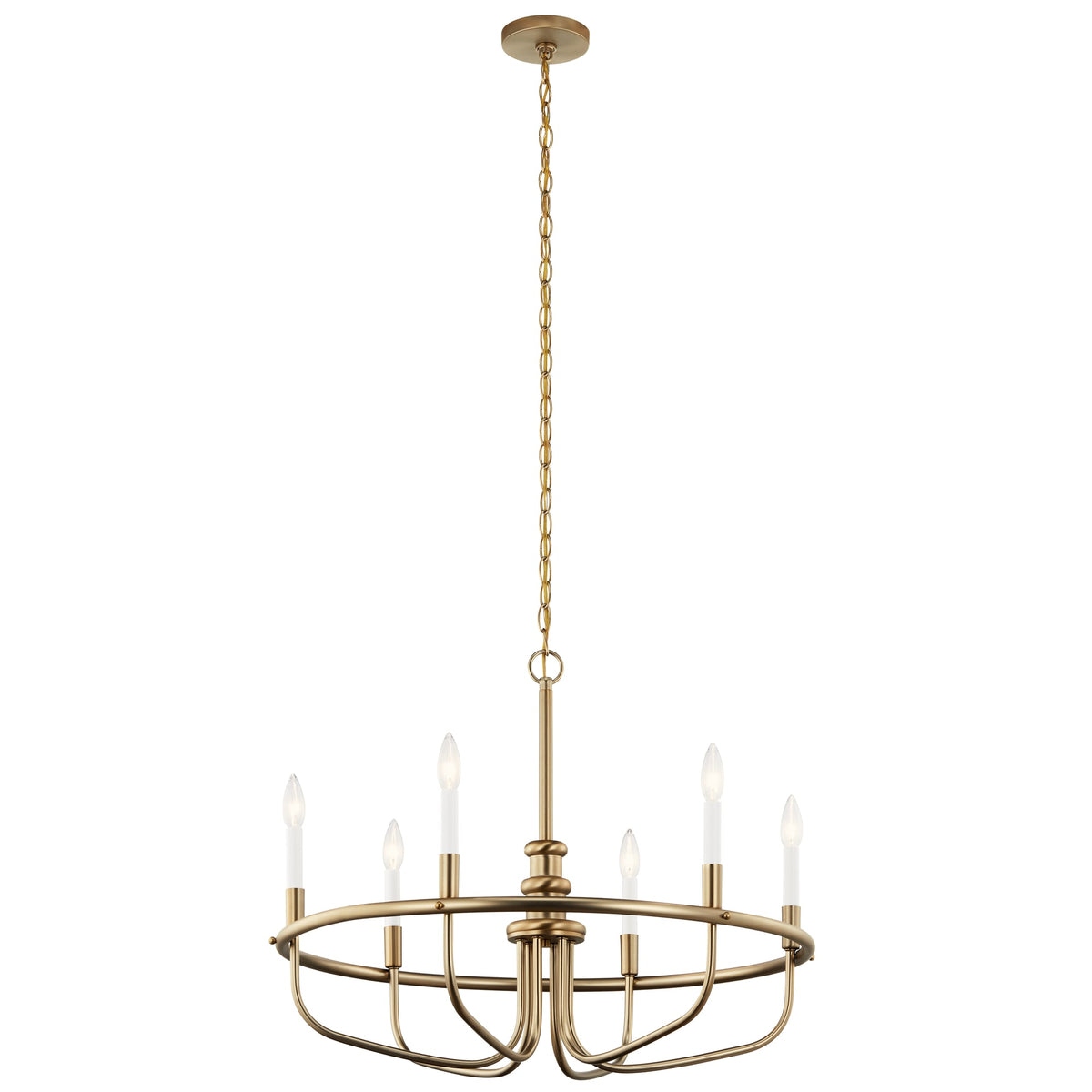 Kichler Capitol Hill 6-Light Gold Traditional Chandelier