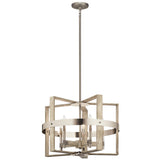 Kichler Peyton 5-Light Off-white Farmhouse Chandelier