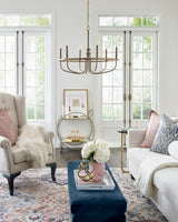 Kichler Capitol Hill 6-Light Gold Traditional Chandelier