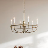Kichler Capitol Hill 6-Light Gold Traditional Chandelier