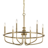 Kichler Capitol Hill 6-Light Gold Traditional Chandelier