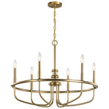 Kichler Capitol Hill 6-Light Gold Traditional Chandelier