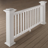 AZEK 6-in x 6-in Reserve Rail White Composite Deck Post Cap