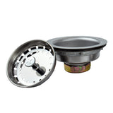 Keeney 3.5-in Kitchen Sink Strainer, Stainless Steel, Rust-Resistant, Basket Included