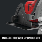 CRAFTSMAN V20 20-Volt Max 6-1/2-in Cordless Circular Saw with Brake and Metal Shoe, Tool Only