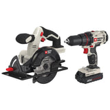PORTER-CABLE 2-Tool 20-Volt Max Power Tool Combo Kit with Soft Case (Charger Included and 1 Battery Included)