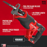 CRAFTSMAN V20 20-Volt Max Variable Speed Cordless Reciprocating Saw, Bare Tool (CMCS300B)