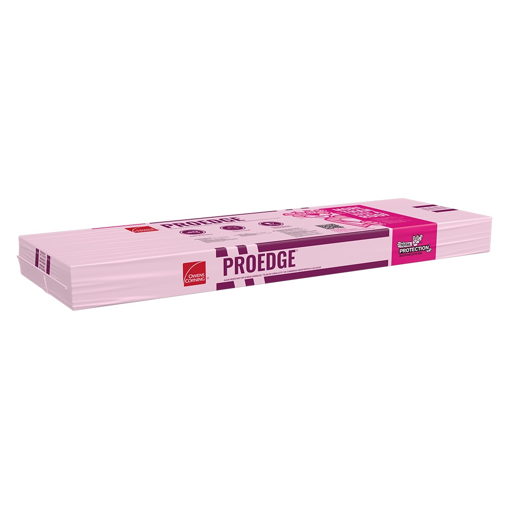 Owens Corning ProEdge Hip & Ridge Roof Shingles, Onyx Black, 41.95 Linear Ft per Bundle