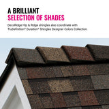 Owens Corning DecoRidge Hip & Ridge Roof Shingles, Estate Gray (20 Linear Ft per Bundle)