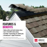Owens Corning DuraRidge Pacific Wave Hip & Ridge Roof Shingles, 20 Linear Ft per Bundle
