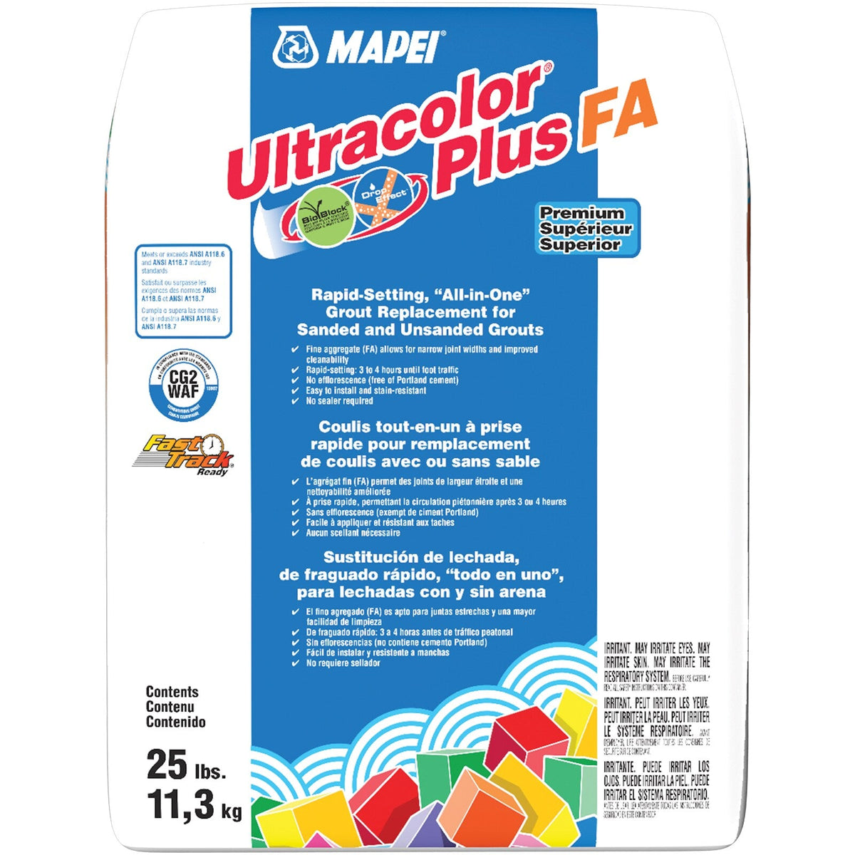 MAPEI 113 Brick Red Ultracolor Plus FA Grout, 25 lbs