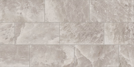 allen + roth Danish Limestone Gray 12-in x 24-in Matte Porcelain Floor and Wall Tile product image