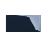 Giorbello (Sample) Glass Subway Midnight Blue 3-in x 6-in Glossy Glass Wall Tile
