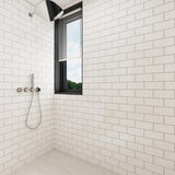 Giorbello Classic Premium Alabaster White 3-in x 6-in Glossy Glass Subway Wall Tile (5-sq. ft/ Carton)