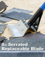 Kobalt 48-in Roof Shingle Remover with 9-in Serrated Replaceable Blade and Fiberglass D-Handle