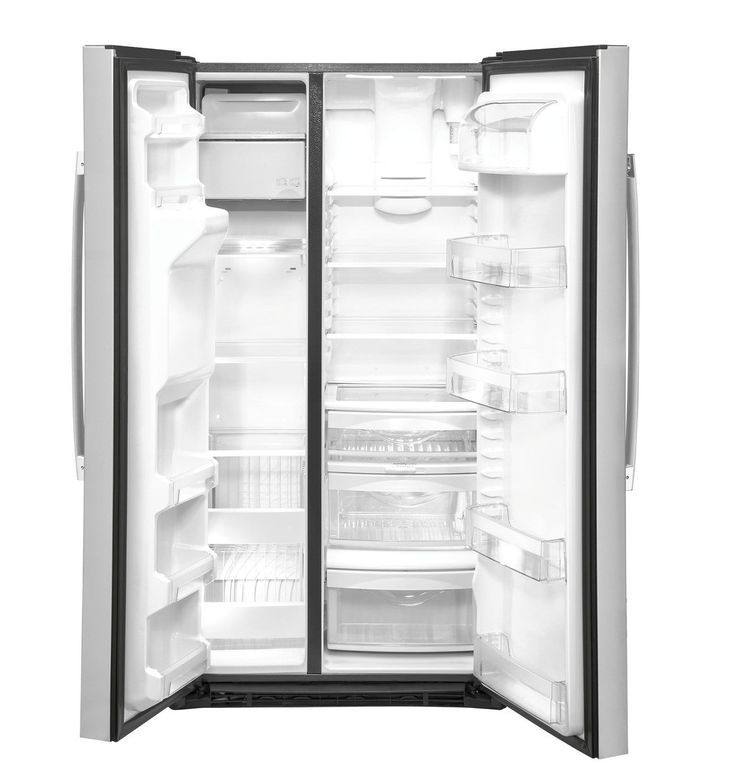GE 21.8 cu. ft. Side by Side Refrigerator in Fingerprint Resistant Stainless Steel, Counter Depth