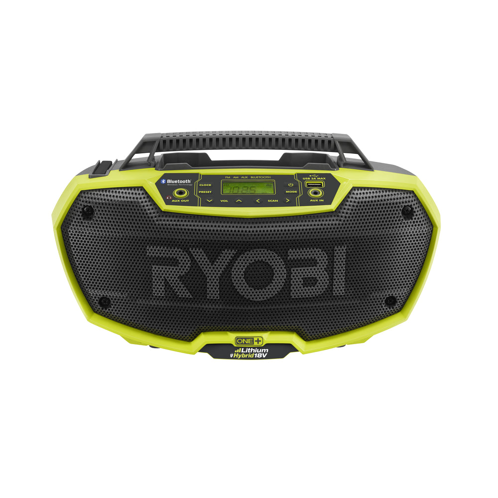 RYOBI 18V ONE+ Hybrid Stereo with Bluetooth Wireless Technology (Tool Only)