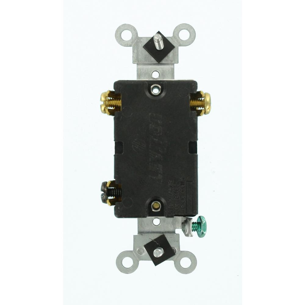 20 Amp 3-Way Commercial Toggle Switch, White - Super Arbor