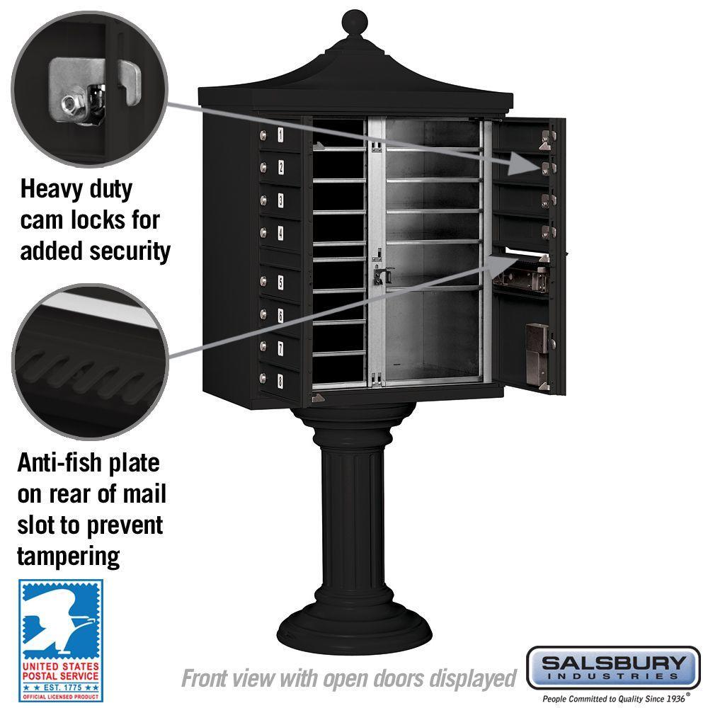 Regency Decorative 12-Compartment Post-Mount Cluster Box Unit - Super Arbor