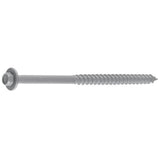 1/4 in. 3-5/8 in. LedgerLok External Hex Drive, Hex Head Ledger Board Wood Screw Fasteners (50-Pack) - Super Arbor
